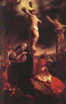 Eugene Delacroix Christ on the Cross (mk10) Sweden oil painting art